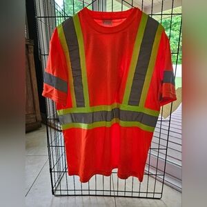 Hi visibility work shirts (4) XL